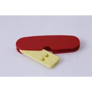 Secret Keeper, Whistle, Red-Yellow, Folding, Emergency, Safety, Plastic,